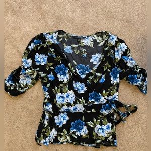 XS wrap blouse